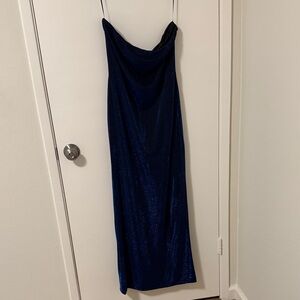 Princess Polly Strapless Navy Dress